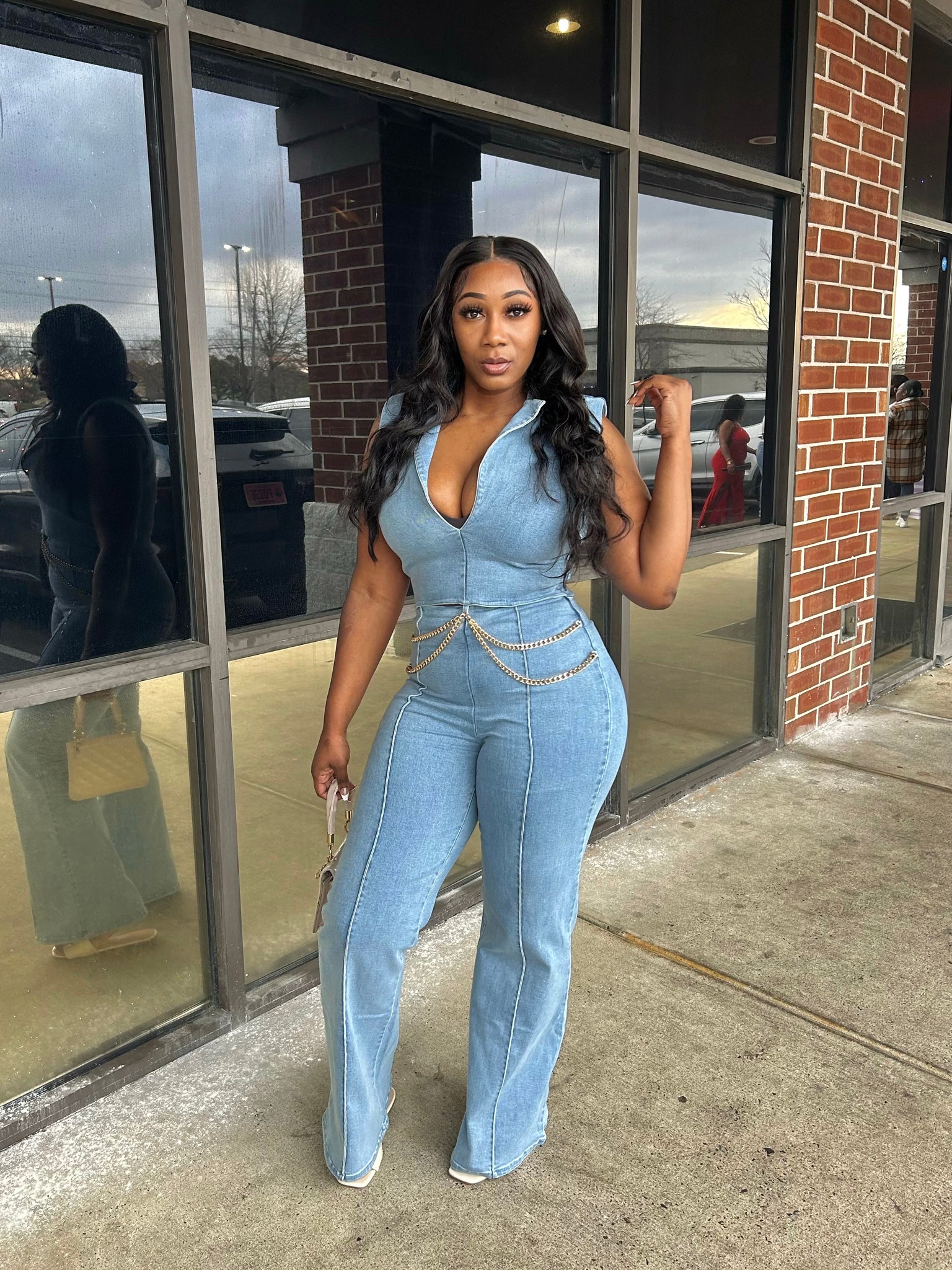 Denim Rush Jumpsuit