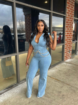 Denim Rush Jumpsuit