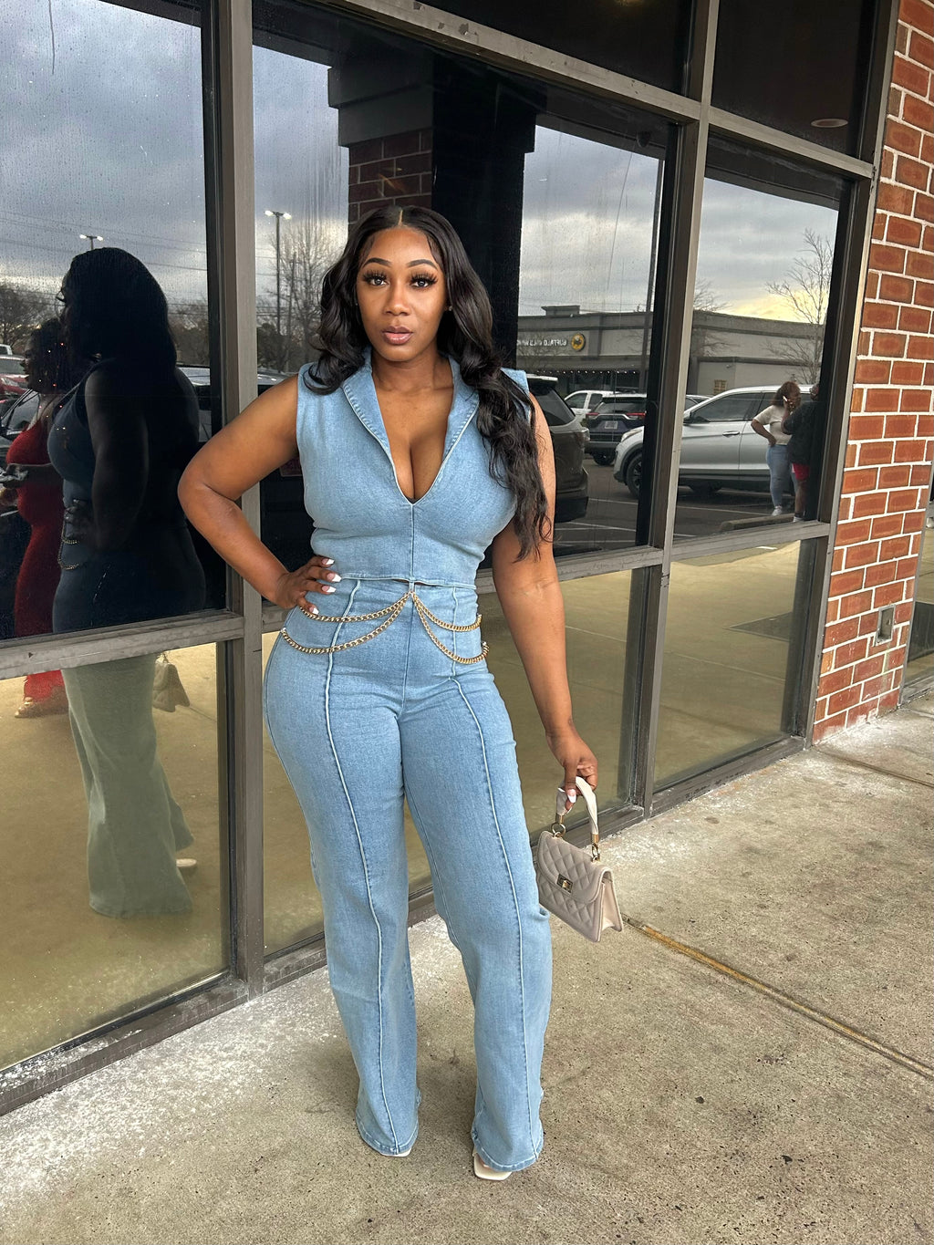 Denim Rush Jumpsuit