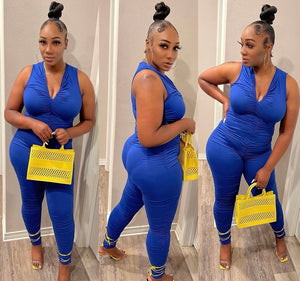 Fancy Blue Jumpsuit